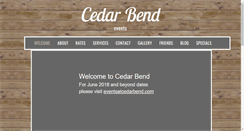 Desktop Screenshot of cedarbendevents.com