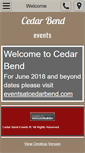 Mobile Screenshot of cedarbendevents.com
